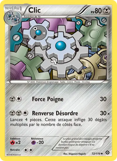 Image de la carte Pokemon Clic 72/114
