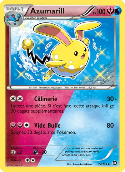 Image de la carte Pokemon Azumarill 77/114