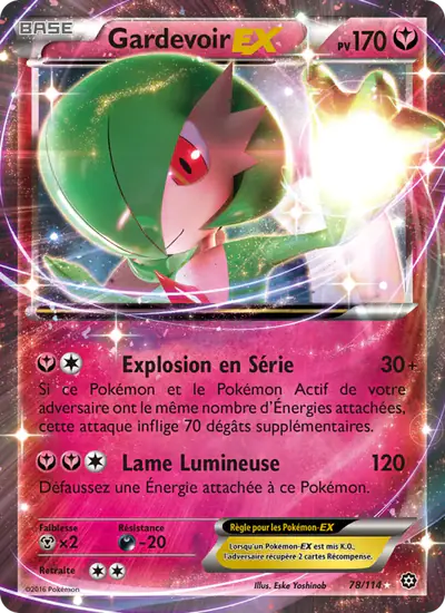 Image de la carte Pokemon Gardevoir EX 78/114