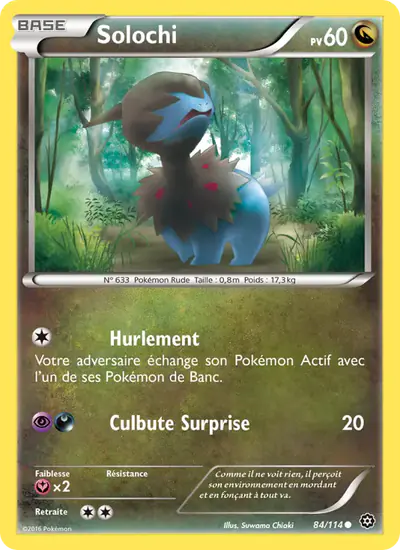 Image de la carte Pokemon Solochi 84/114