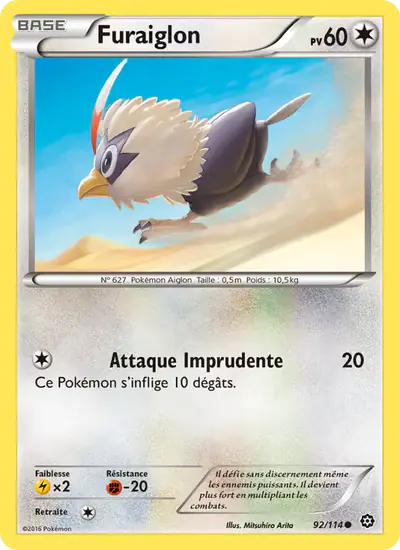 Image de la carte Pokemon Furaiglon 92/114
