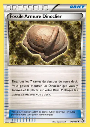 Fossile Armure Dinoclier 98/114