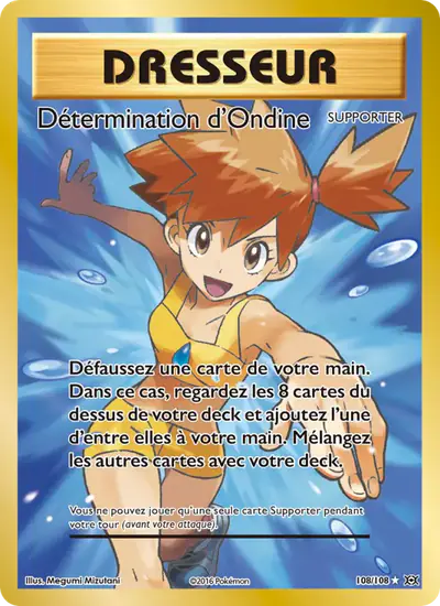 Image de la carte Pokemon Détermination d'Ondine 108/108