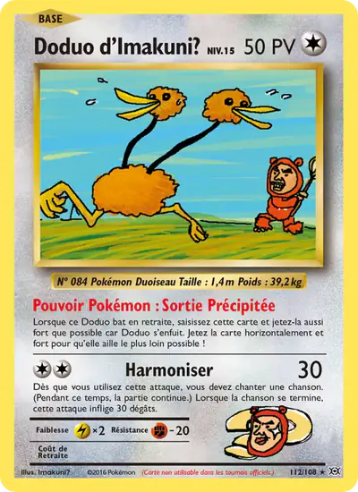 Image de la carte Pokemon Doduo d'Imakuni? 112/108