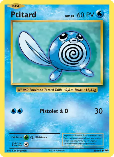 Image de la carte Pokemon Ptitard 23/108