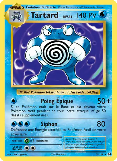 Image de la carte Pokemon Tartard 25/108