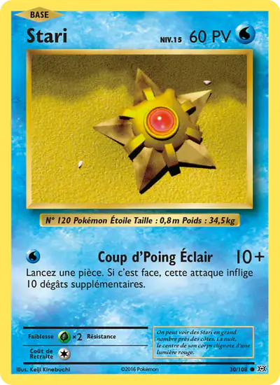 Image de la carte Pokemon Stari 30/108