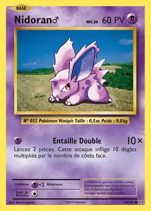 Nidoran♂ 43/108
