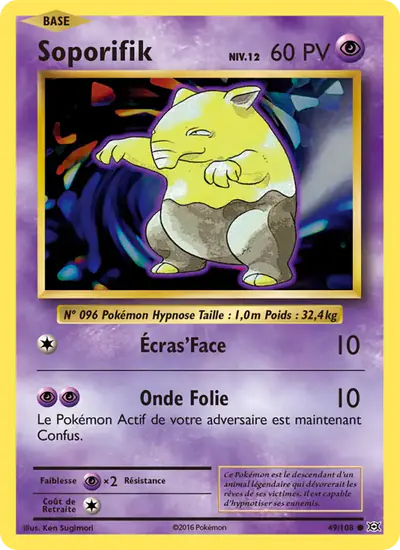 Image de la carte Pokemon Soporifik 49/108