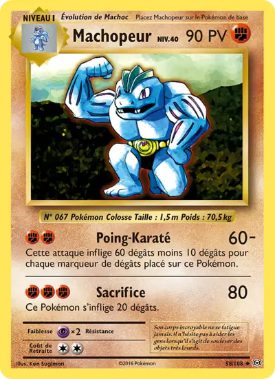 Image de la carte Pokemon Machopeur 58/108