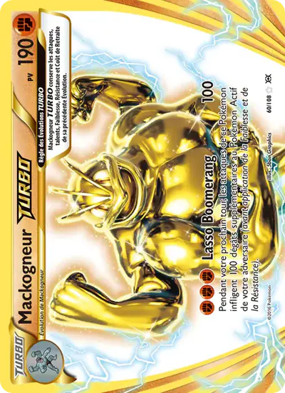 Image de la carte Pokemon Mackogneur TURBO 60/108