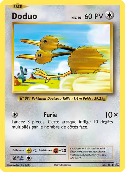 Image de la carte Pokemon Doduo 69/108
