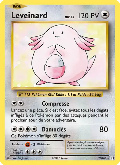 Image de la carte Pokemon Leveinard 70/108