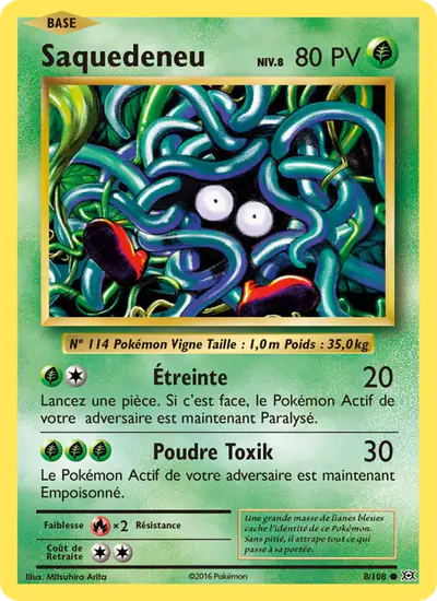 Image de la carte Pokemon Saquedeneu 8/108
