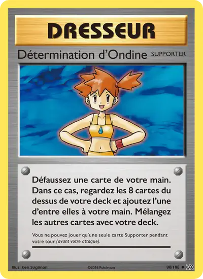Image de la carte Pokemon Détermination d'Ondine 80/108