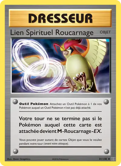 Image de la carte Pokemon Lien Spirituel Roucarnage 81/108