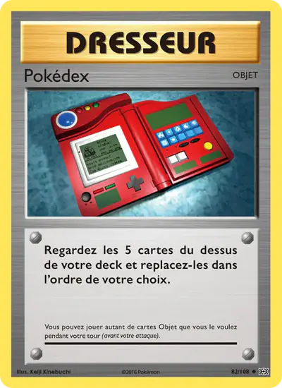 Image de la carte Pokemon Pokédex 82/108
