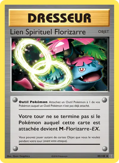 Image de la carte Pokemon Lien Spirituel Florizarre 89/108