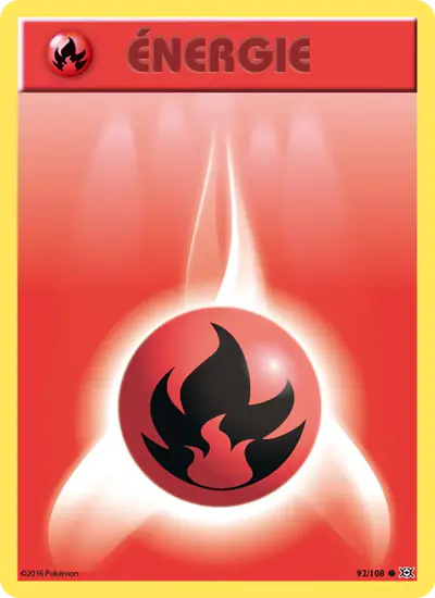 Image de la carte Pokemon Énergie Feu 92/108