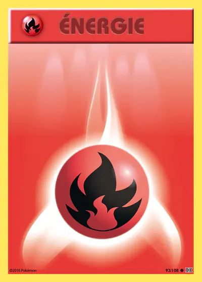 Image de la carte Pokemon Énergie {R} de base 92/108
