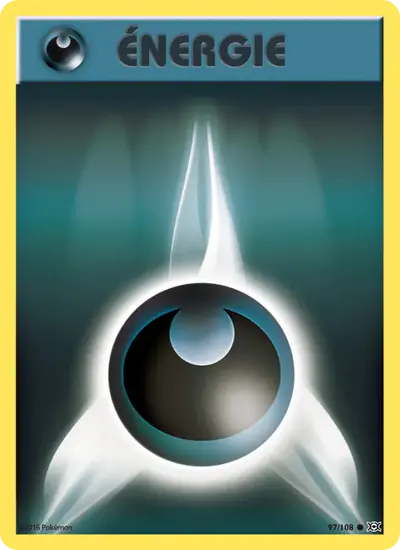 Image de la carte Pokemon Énergie Obscurité 97/108