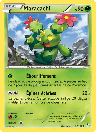 Image de la carte Pokemon Maracachi 10/106
