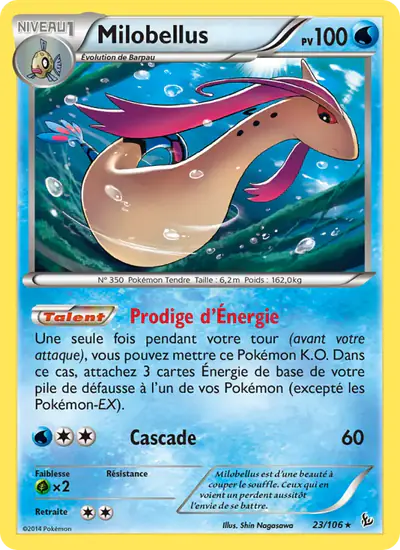 Image de la carte Pokemon Milobellus 23/106