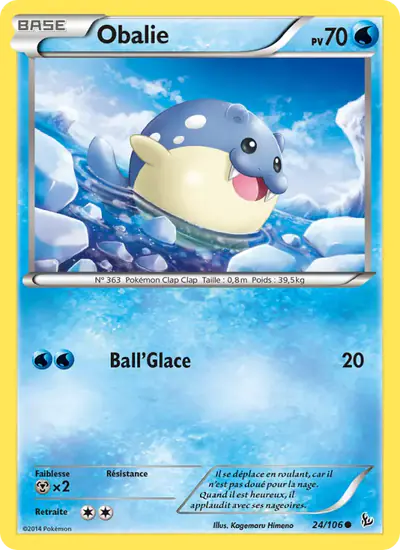Image de la carte Pokemon Obalie 24/106