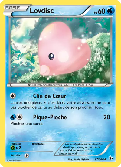 Image de la carte Pokemon Lovdisc 27/106