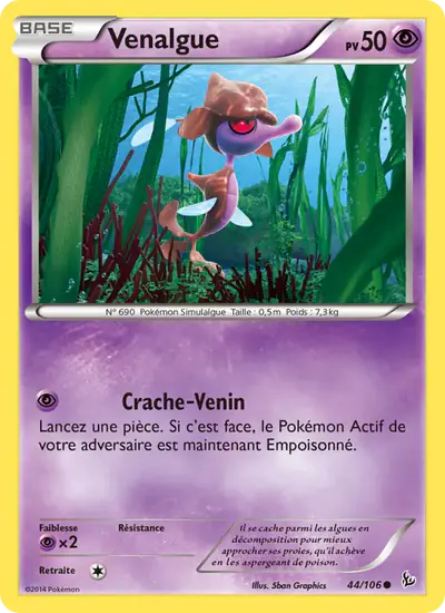 Image de la carte Pokemon Venalgue 44/106