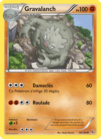 Image de la carte Pokemon Gravalanch 46/106