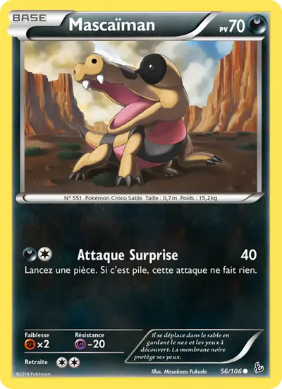 Image de la carte Pokemon Mascaïman 56/106