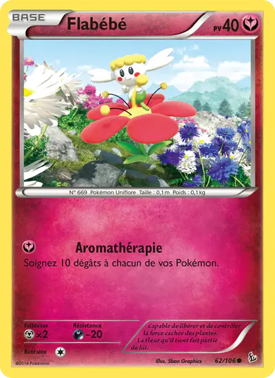 Image de la carte Pokemon Flabébé 62/106