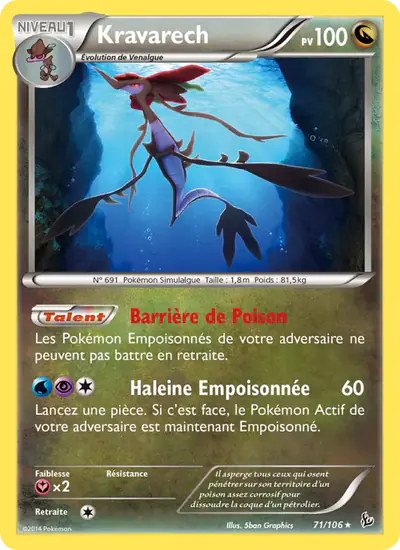 Image de la carte Pokemon Kravarech 71/106
