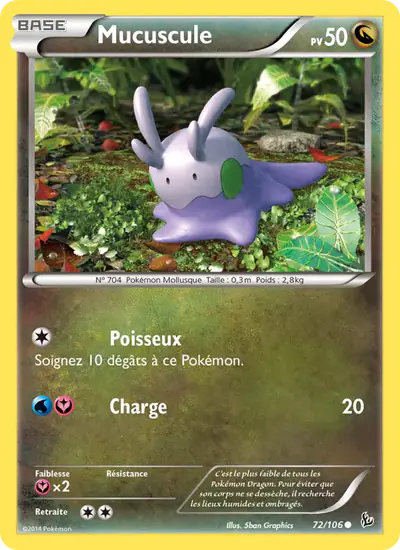Image de la carte Pokemon Mucuscule 72/106