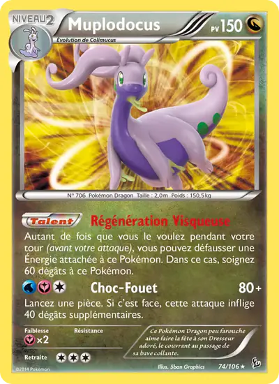 Image de la carte Pokemon Muplodocus 74/106