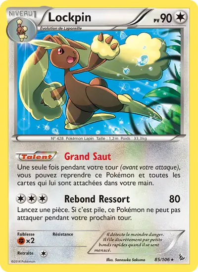 Image de la carte Pokemon Lockpin 85/106