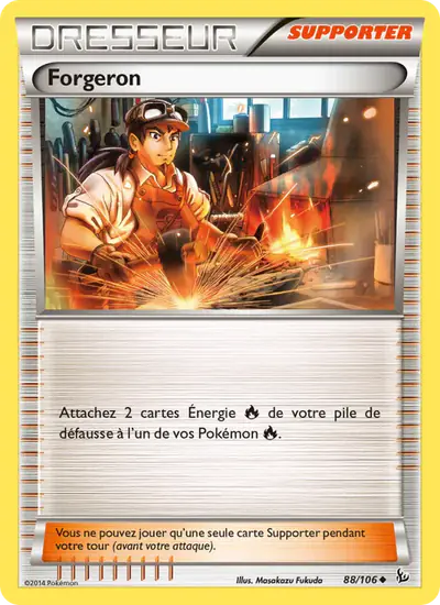 Image de la carte Pokemon Forgeron 88/106
