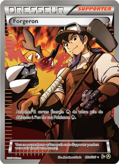 Image de la carte Pokemon Forgeron 88a/106