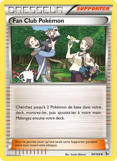 Image de la carte Pokemon Fan Club Pokémon 94/106