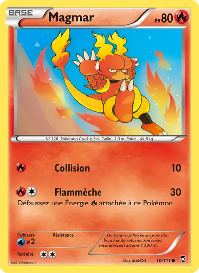 Image de la carte Pokemon Magmar 10/111