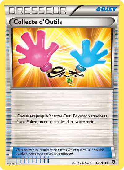 Image de la carte Pokemon Collecte d'Outils 101/111