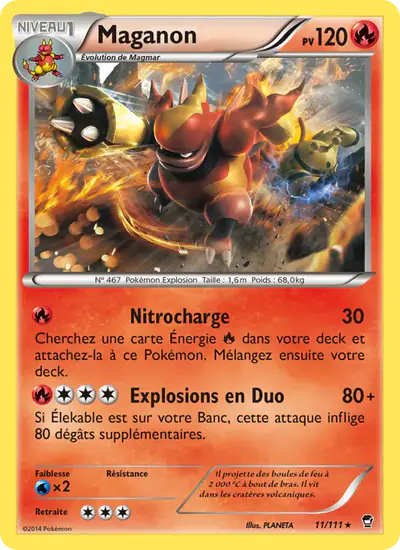 Image de la carte Pokemon Maganon 11/111