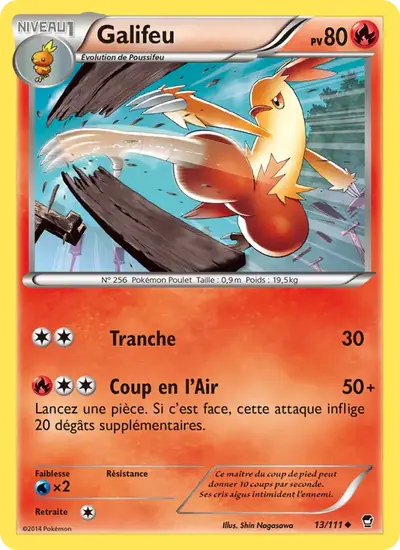 Image de la carte Pokemon Galifeu 13/111