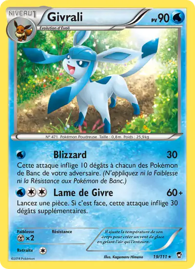 Image de la carte Pokemon Givrali 19/111