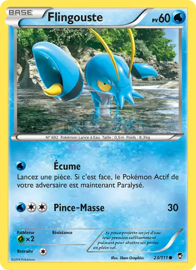 Image de la carte Pokemon Flingouste 23/111