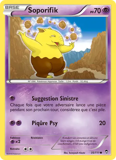 Image de la carte Pokemon Soporifik 35/111