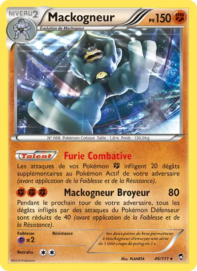 Image de la carte Pokemon Mackogneur 46/111