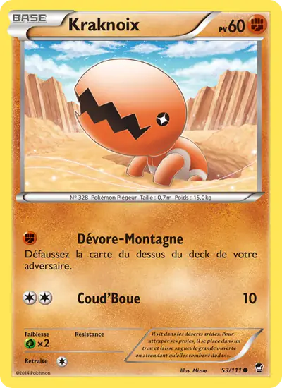 Image de la carte Pokemon Kraknoix 53/111