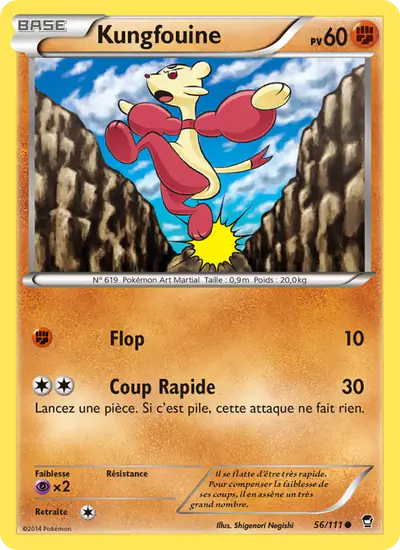 Image de la carte Pokemon Kungfouine 56/111